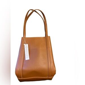 Henny + Lev Brown Shoulder Bag Medium